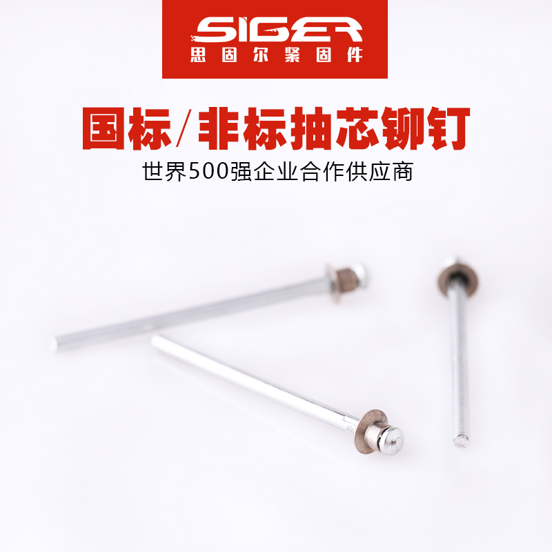 掉頭沉頭不銹鋼抽芯鉚釘